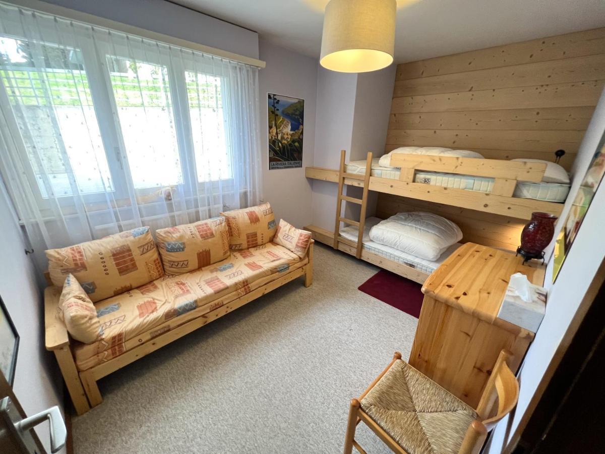 Bel Appartement 3 Pieces Au Pied Des Pistes De Ski Crans-Montana Exterior photo